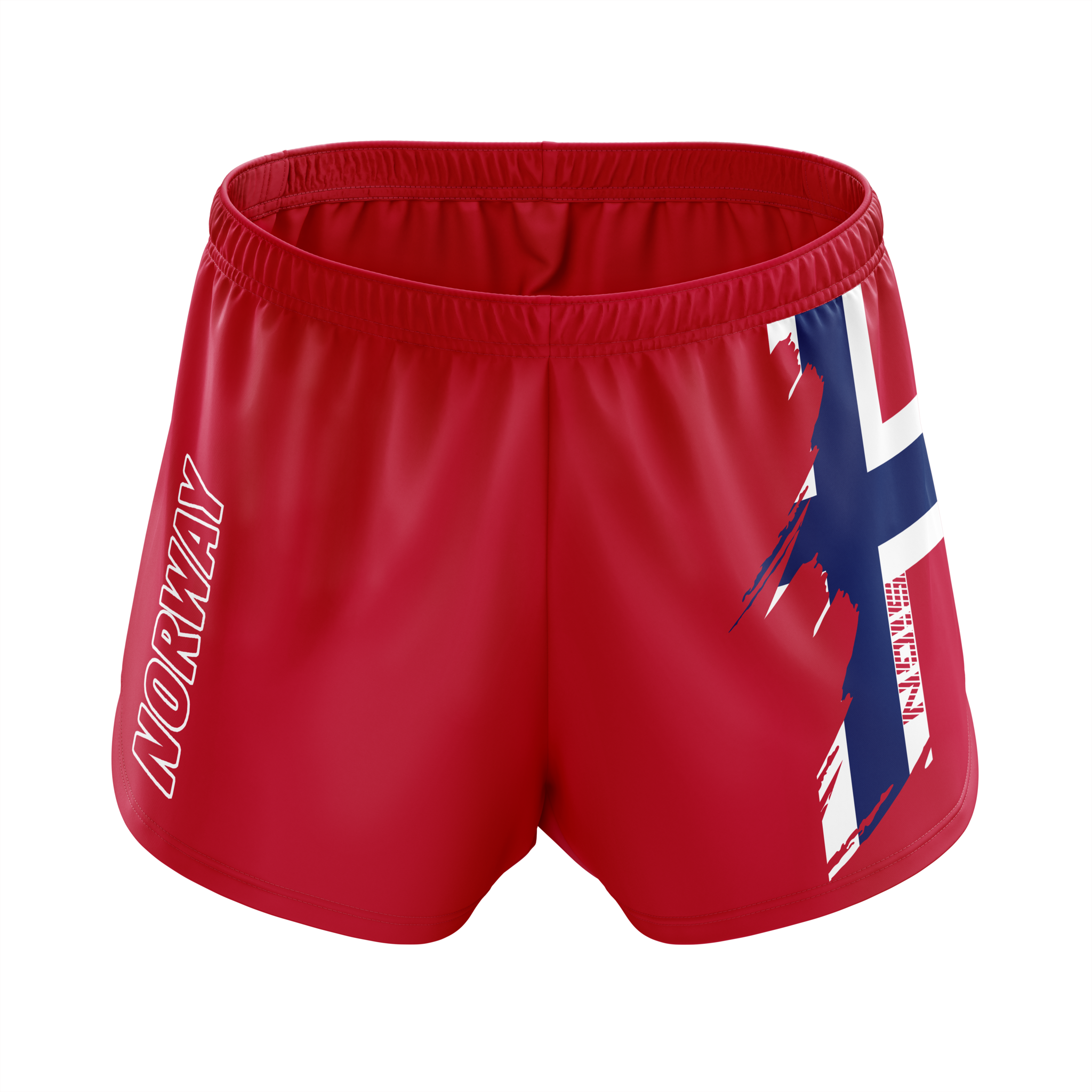 Shorts rød (front), kr 499,- 